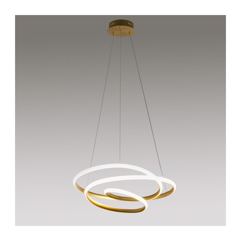 Lampadario color oro moderno Lampadario color oro moderno