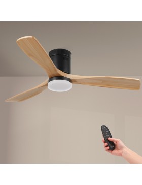 Ventilatore soffitto legno design