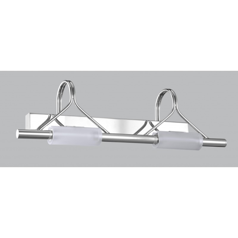Applique specchio bagno cromata moderna LUCCIOLA A2