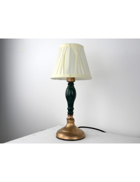 1030 TL1 abatjour lampada da comodino verde oro DIAMANTLUX