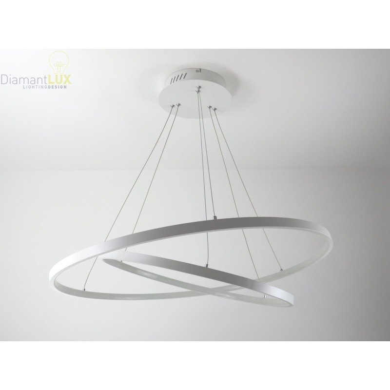 lampadario 2 cerchi led bianco lampadario 2 cerchi led bianco