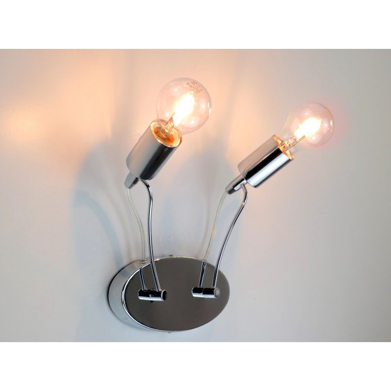 AUSTIN 2598 A2 CR APPLIQUE MODERNO CROMATO DIAMANTLUX AUSTIN 2598 A2 CR APPLIQUE MODERNO CROMATO DIAMANTLUX