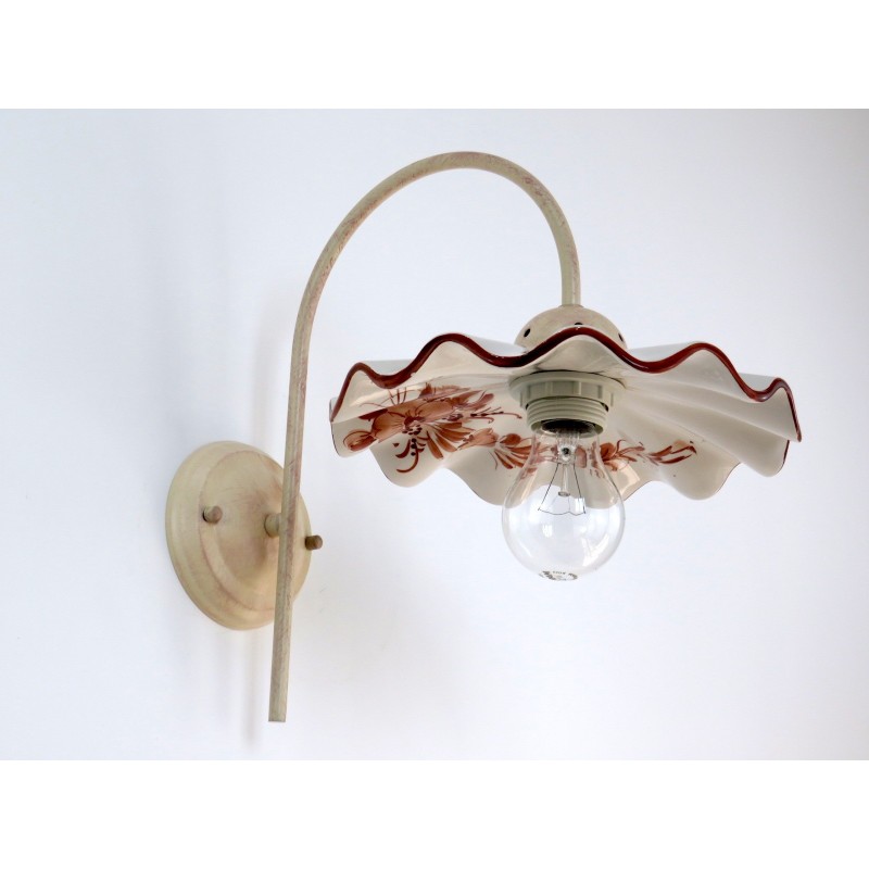 BERENICE 3410 12M A1 APPLIQUE IN CERAMICA DECORO MARRONE DIAMANTLUX BERENICE 3410 12M A1 APPLIQUE IN CERAMICA DECORO MARRONE DIAMANTLUX