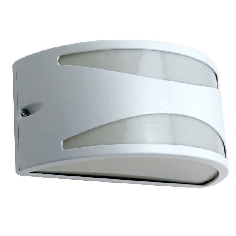 LEDA 450 BI APPLIQUE PER ESTERNI MEZZALUNA SAGOMATA BIEMISSIONE BIANCO DIAMANTLUX LEDA 450 BI APPLIQUE PER ESTERNI MEZZALUNA SAGOMATA BIEMISSIONE BIANCO DIAMANTLUX