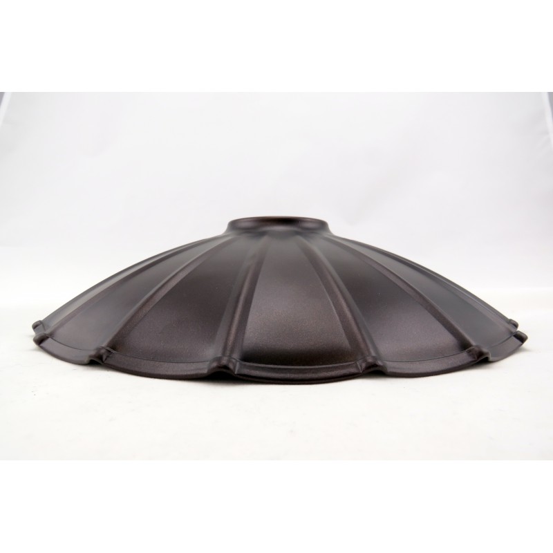 diffusore metallo marrone ondulato E27 SOFIA ricambio lampadari Diamantlux