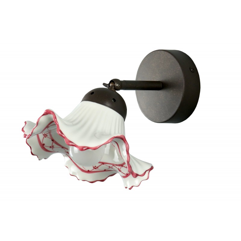 Applique specchio bagno vintage DIAMANTLUX DALIAA CROMATO