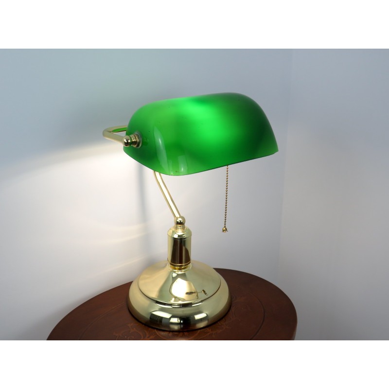 LAWYER Lampada Ministeriale Vintage Verde DIAMANTLUX