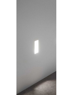 249827 Faretto LED da incasso a muro rettangolare gesso DIAMANTLUX WALKY