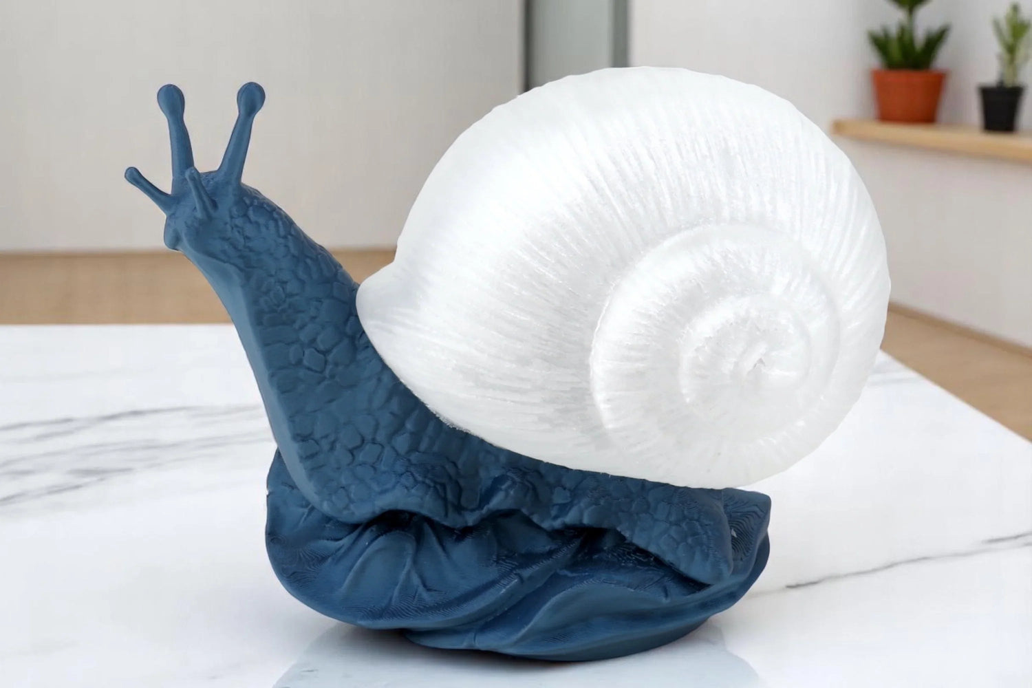Lampada lumaca blu per cameretta