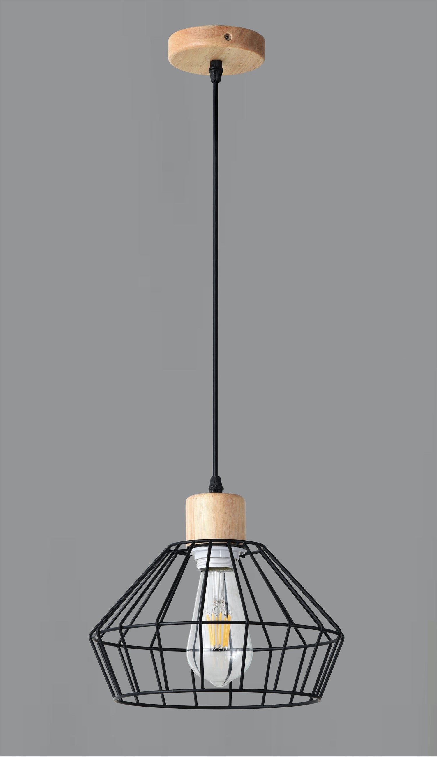 Lampadario da cucina in legno Orion