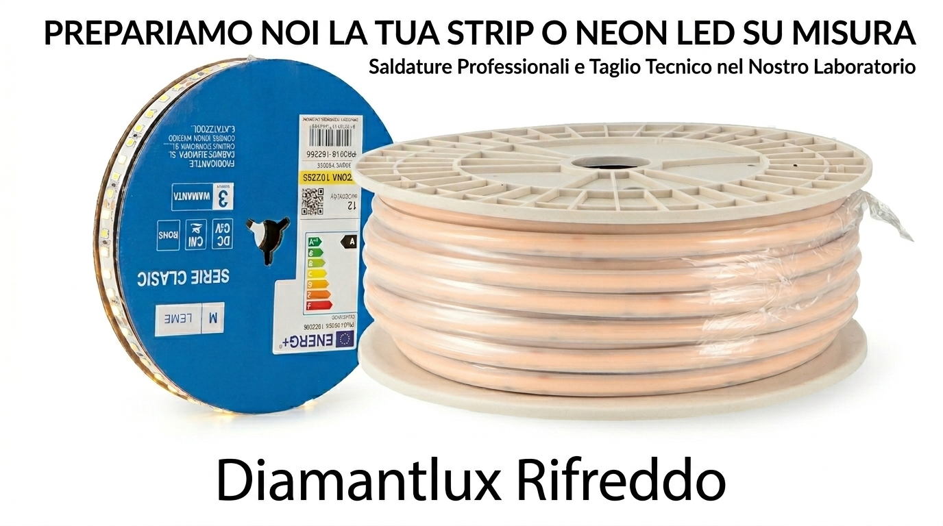 Strip LED su Misura a Rifreddo: Scegliamo la Soluzione Insieme e la Prepariamo Noi Diamant Lux