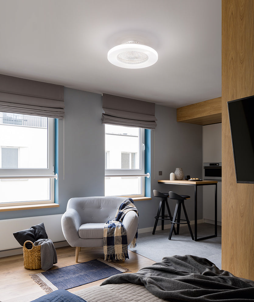 Ventilatore da soffitto senza pale luce LED bianco Perenz 7174 BCT