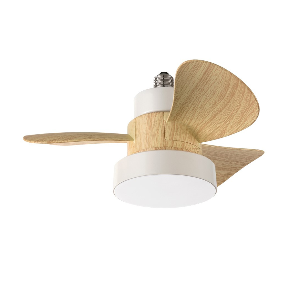 Mini ventilatore da soffitto LED attacco E27 7208 B CT Perenz