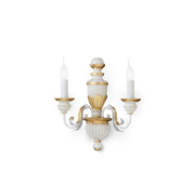Lampada da Parete Classica FIRENZE AP2 BIANCO Ideal Lux
