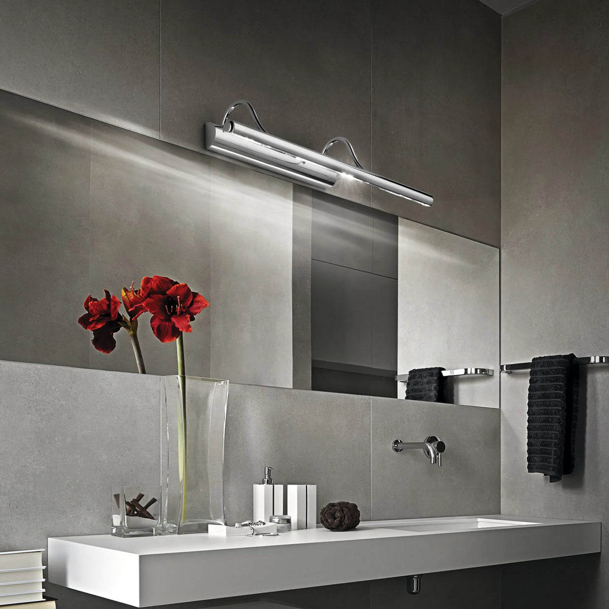 Applique da specchio Mirror-10 AP4 cromo Ideal Lux
