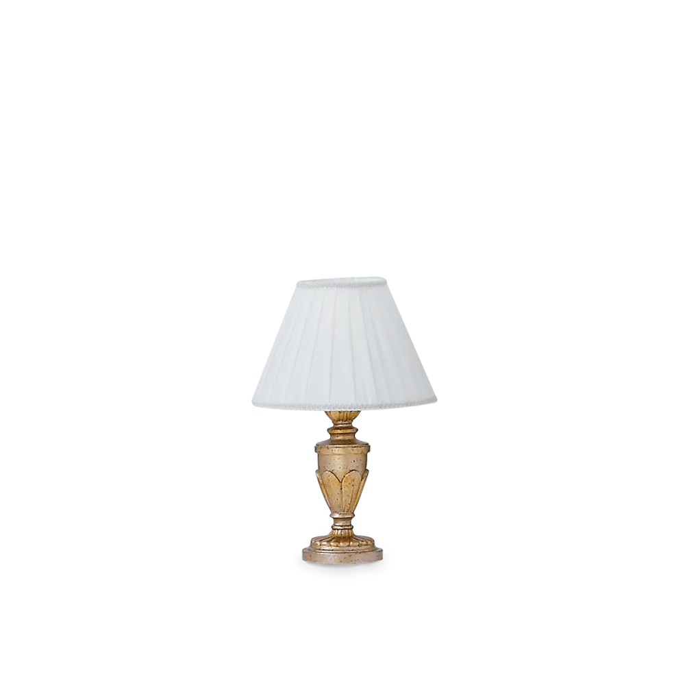 Lampada da Tavolo Classica Foglia Oro 1 Luce FIRENZE TL1