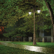 Lampione da giardino Cima PT2 nero Ideal Lux