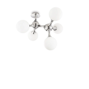 Plafoniera di Design con Sfere in Vetro Nodi PL5 Ideal lux