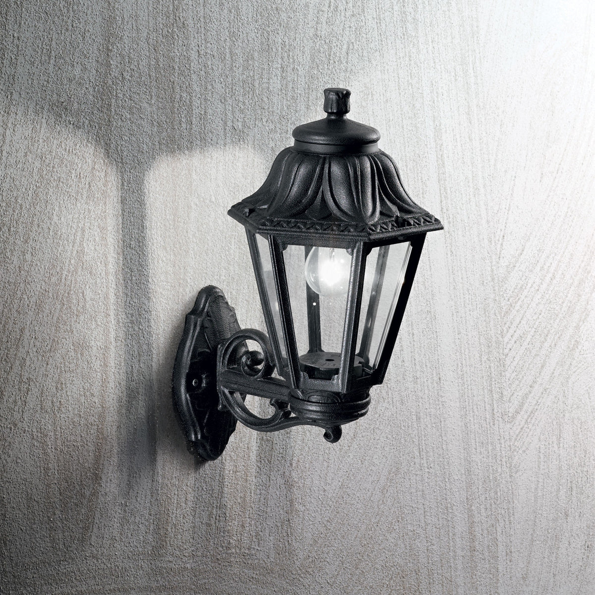 Applique da esterno Dafne AP1 Big nero Ideal Lux