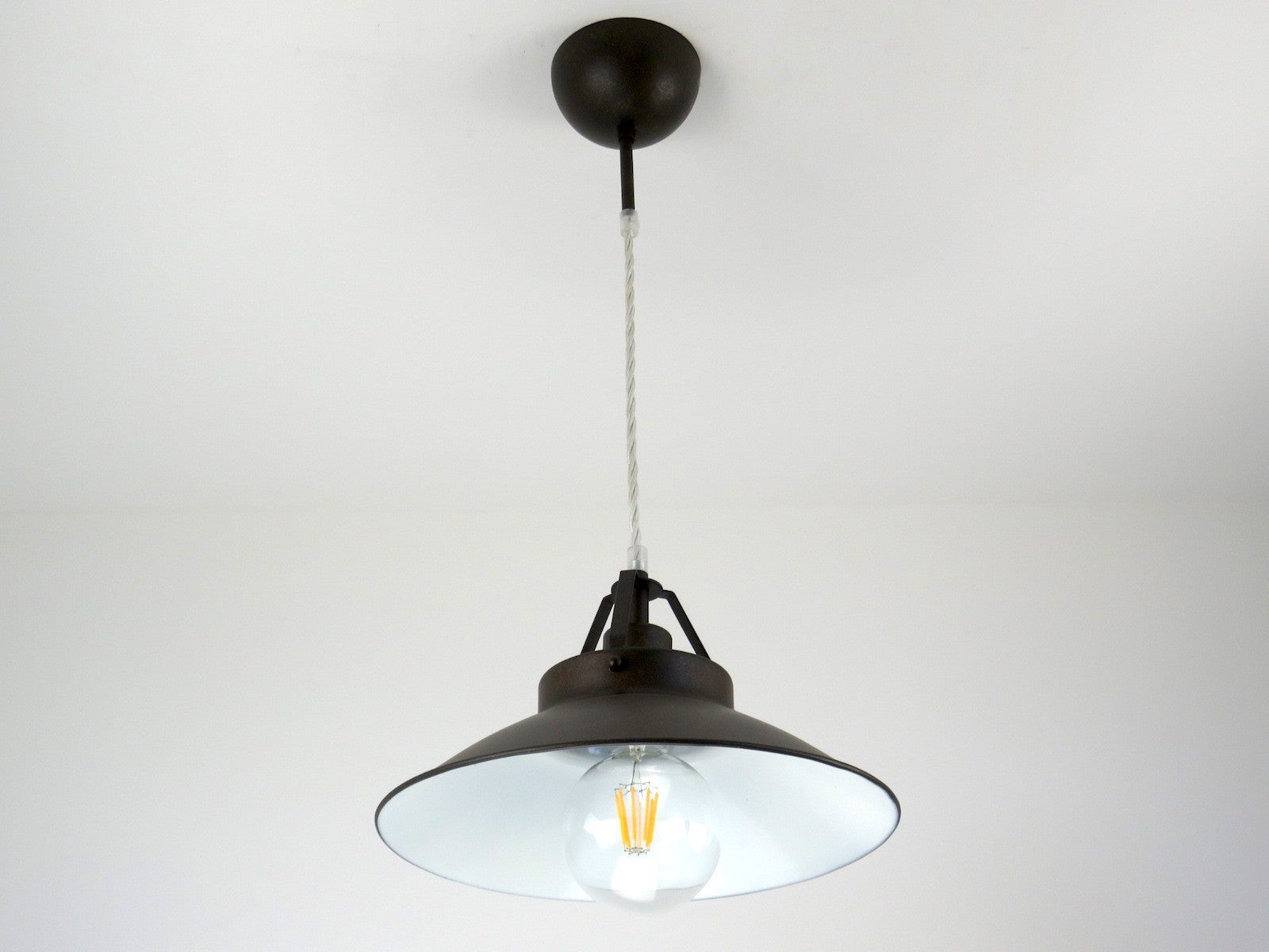 1074 S30 M Sospensione lampadario classico rustico country cucina taverna camera bagno