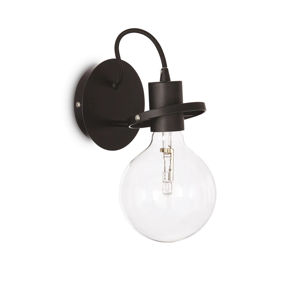 Applique LED molto luminosa da parete per interni in metallo Radio AP1 Ideal Lux