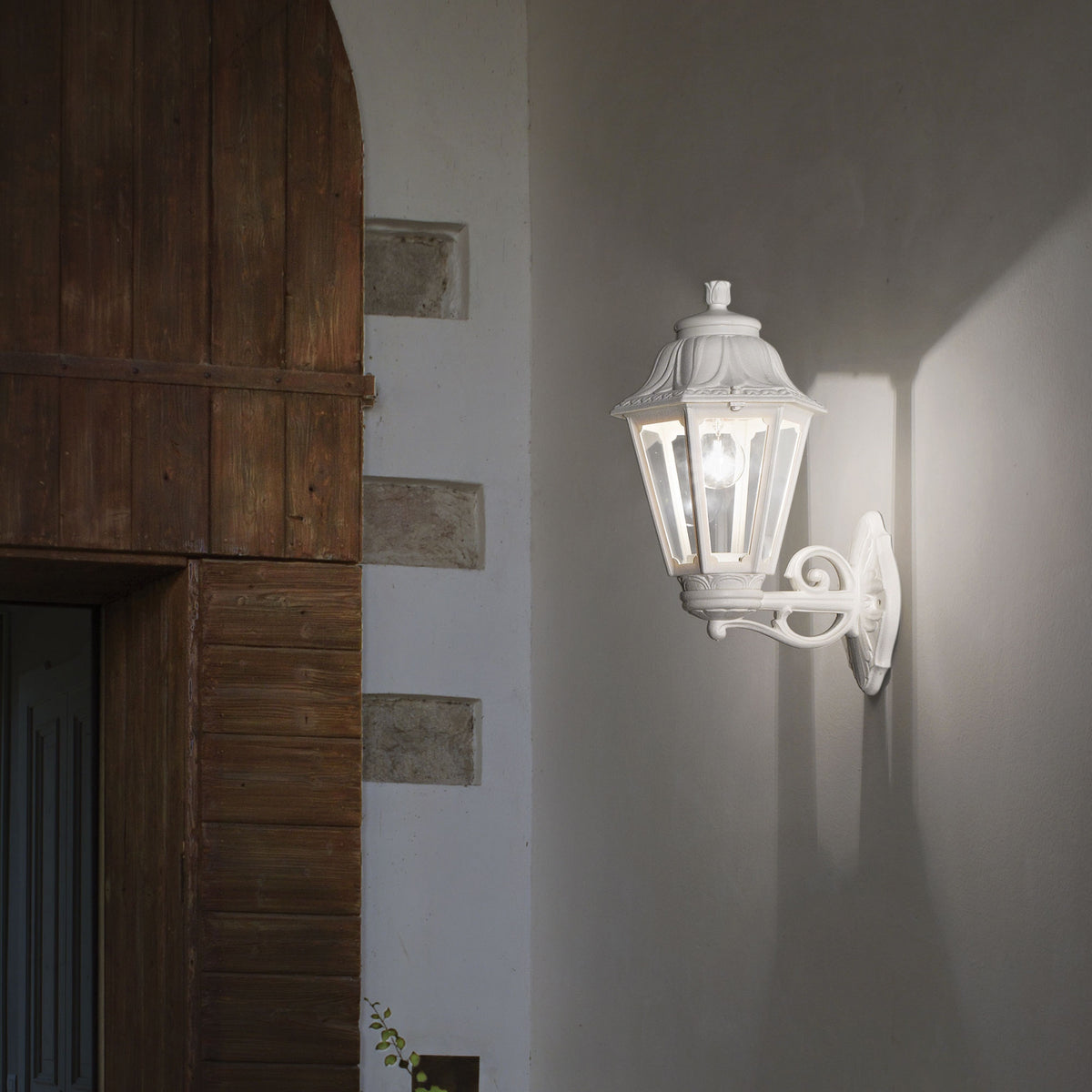 Applique da esterno Dafne AP1 Big bianco Ideal Lux
