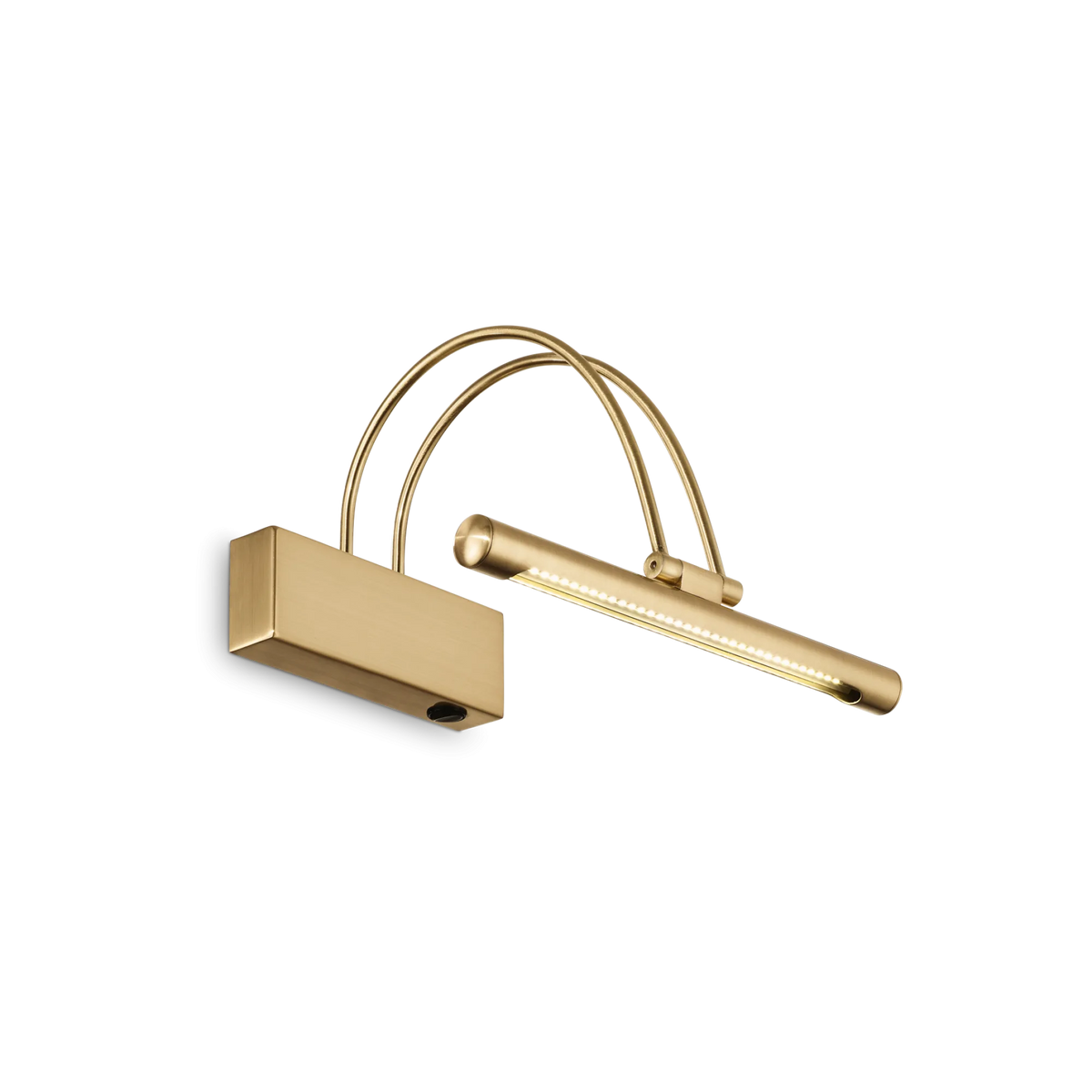 Applique LED Bow AP D26 ottone Ideal Lux