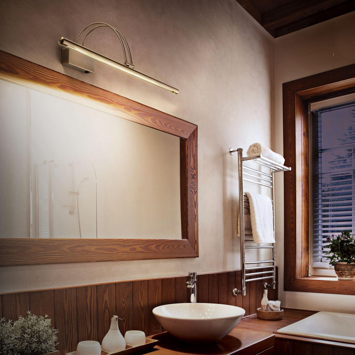 Applique LED Bow AP D46 brunito Ideal Lux
