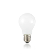 Lampadina filamento led Goccia A60 E27 vetro bianco