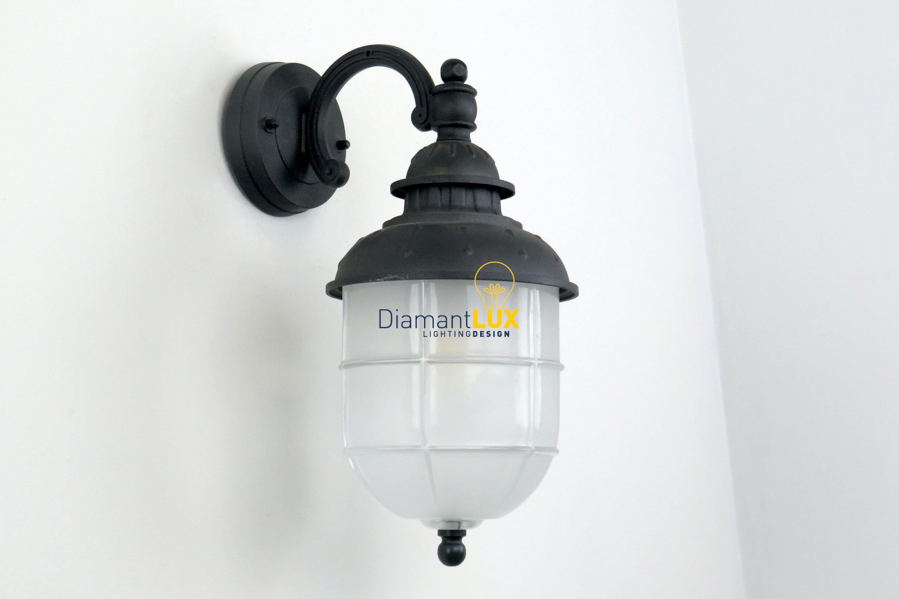 15210 L4 Lanterna da esterno vetro satinato SURYA