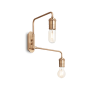 Applique con Interruttore e Spina Vintage Ottone Ideal lux Triumph AP2
