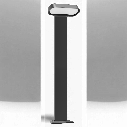 Lampione LED Esterno 80cm OSRAM IP65 Antracite - SPACELUX GL17703