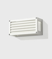 Applique da Esterno Rettangolare Bianco Alluminio Spacelux 3201 Spacelux