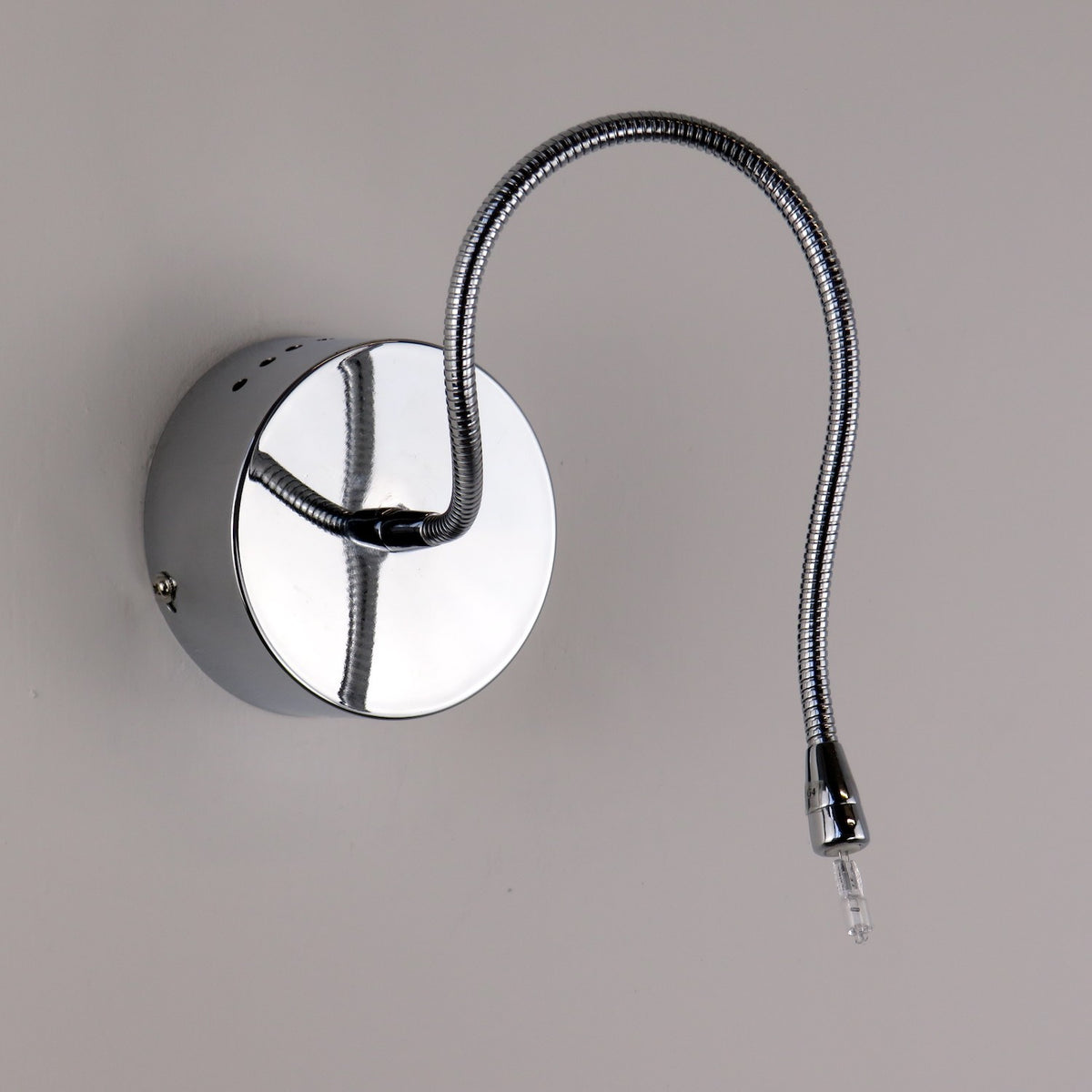 204 A1 applique lampada da parete design moderno cromato flessibile DIAMANTLUX
