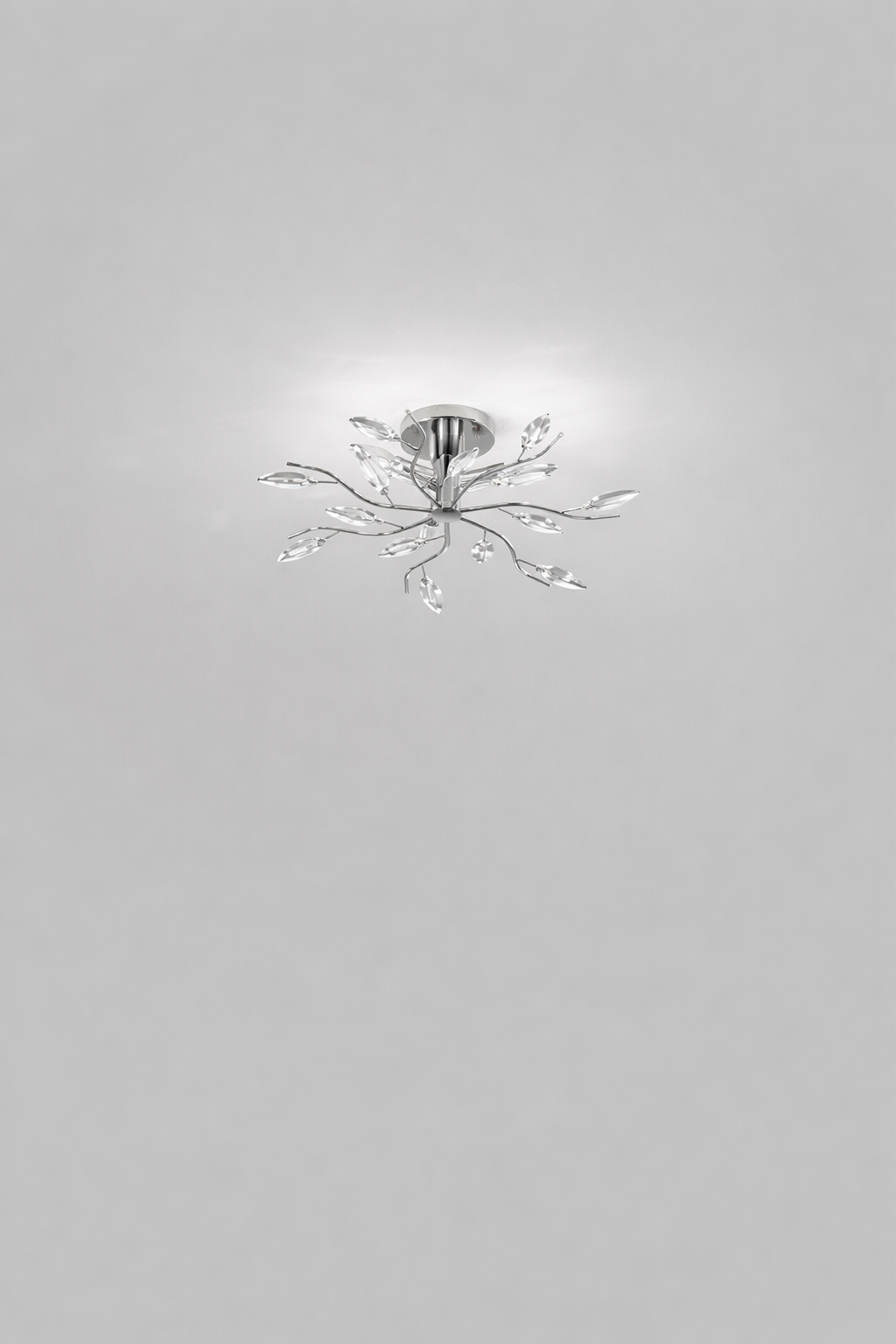 Plafoniera con Cristalli Morelight Crystallivs 3 Luci 2086/2086C/2086CF Ø43