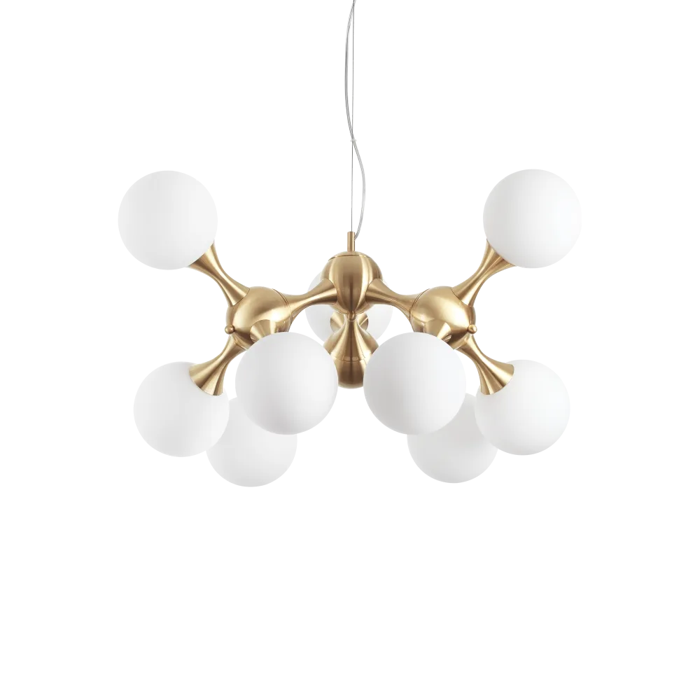 Lampadario sfere vetro design moderno Nodi SP9