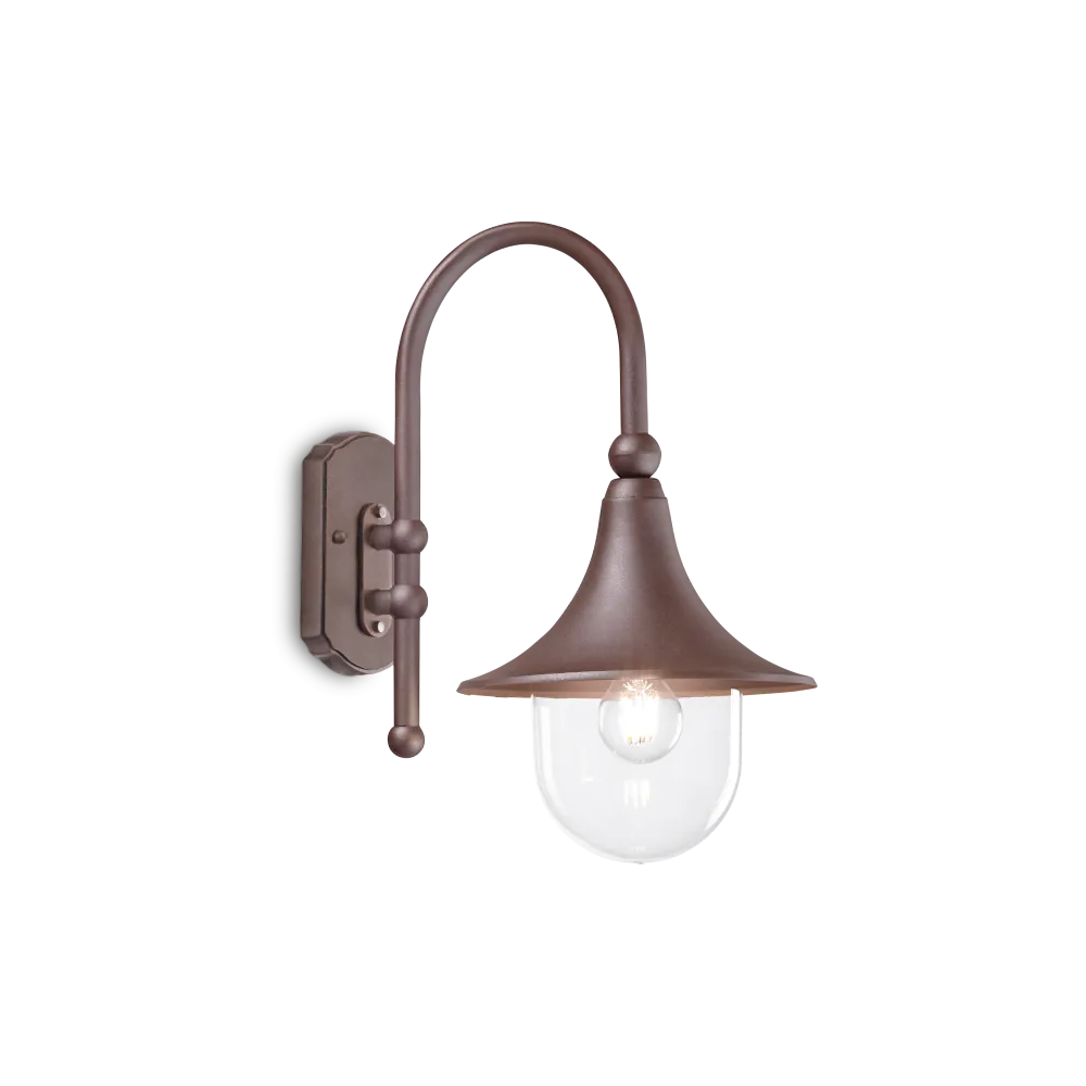 Applique da esterno Cima AP1 coffee Ideal Lux