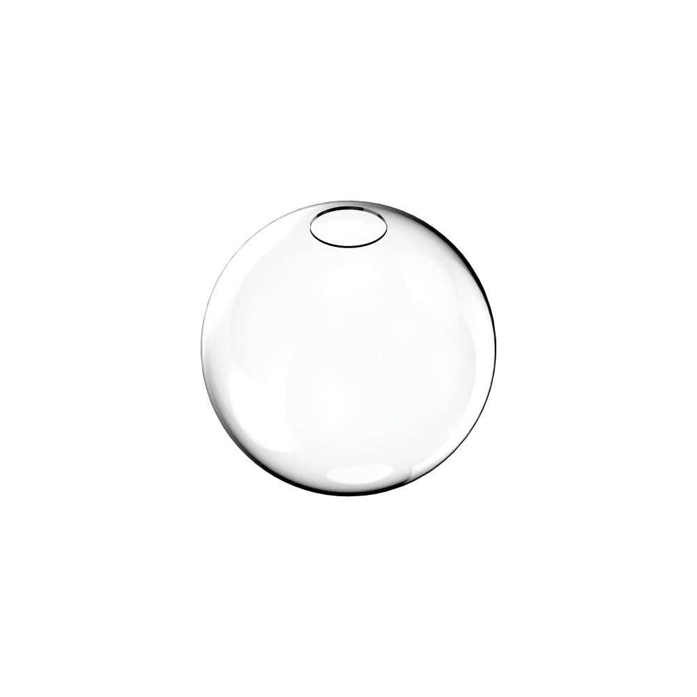 Vetro sfera Ø20cm, Tondo, Vari Colori, Vetro Soffiato, Diamantlux