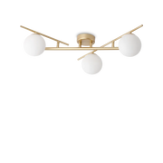 Plafoniera Sfere in Vetro a Bracci Orientabili Atlas PL3