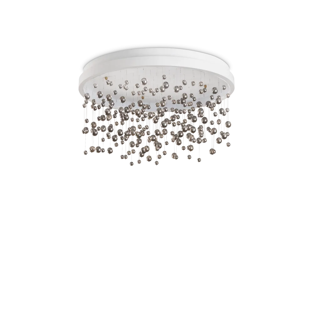 Plafoniera LED moderna con perle di vetro Armony PL D60 Ideal lux