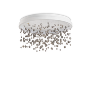 Plafoniera LED moderna da soffitto grande con perle di vetro Armony PL D75 Ideal lux