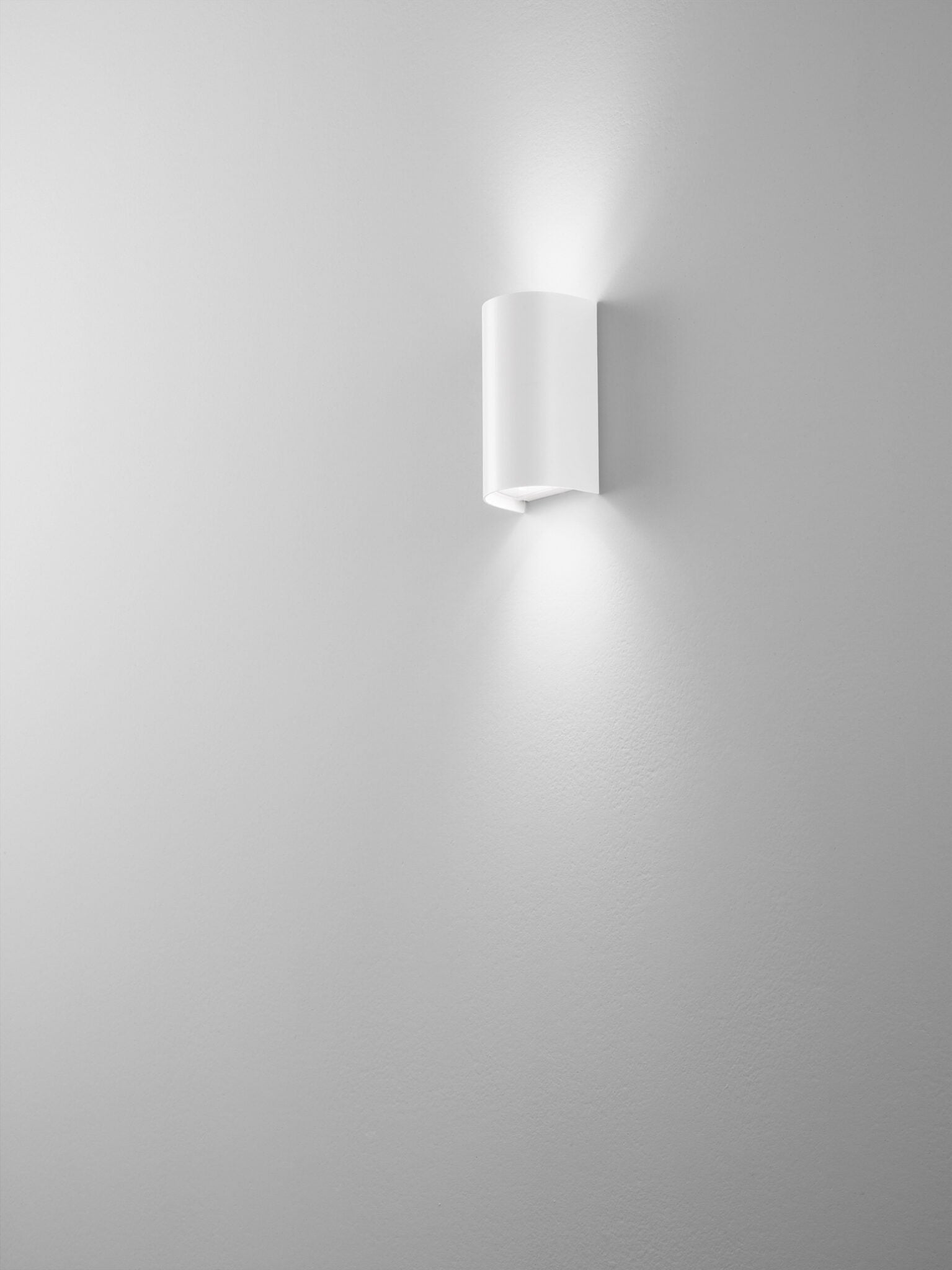 Applique esterno biemissione rettangolare bianco PC/ABS ISYLUCE 325 E-SEA