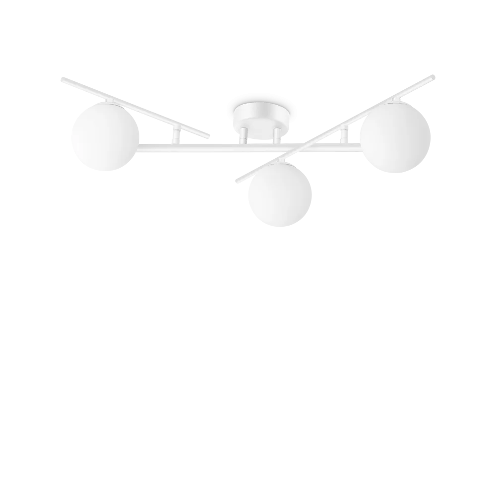 Plafoniera Sfere in Vetro a Bracci Orientabili Atlas PL3