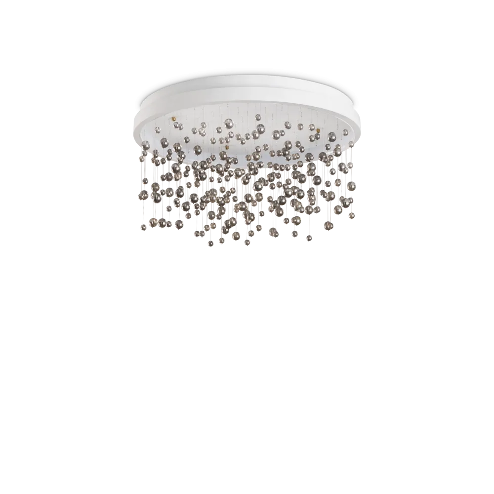 Plafoniera LED moderna con perle di vetro Armony PL D50 Ideal lux