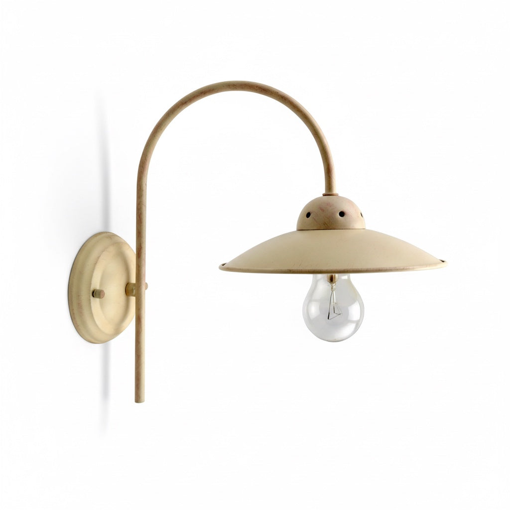 Applique Country Vintage E27 Avorio Antichizzato Diamantlux 3410-A