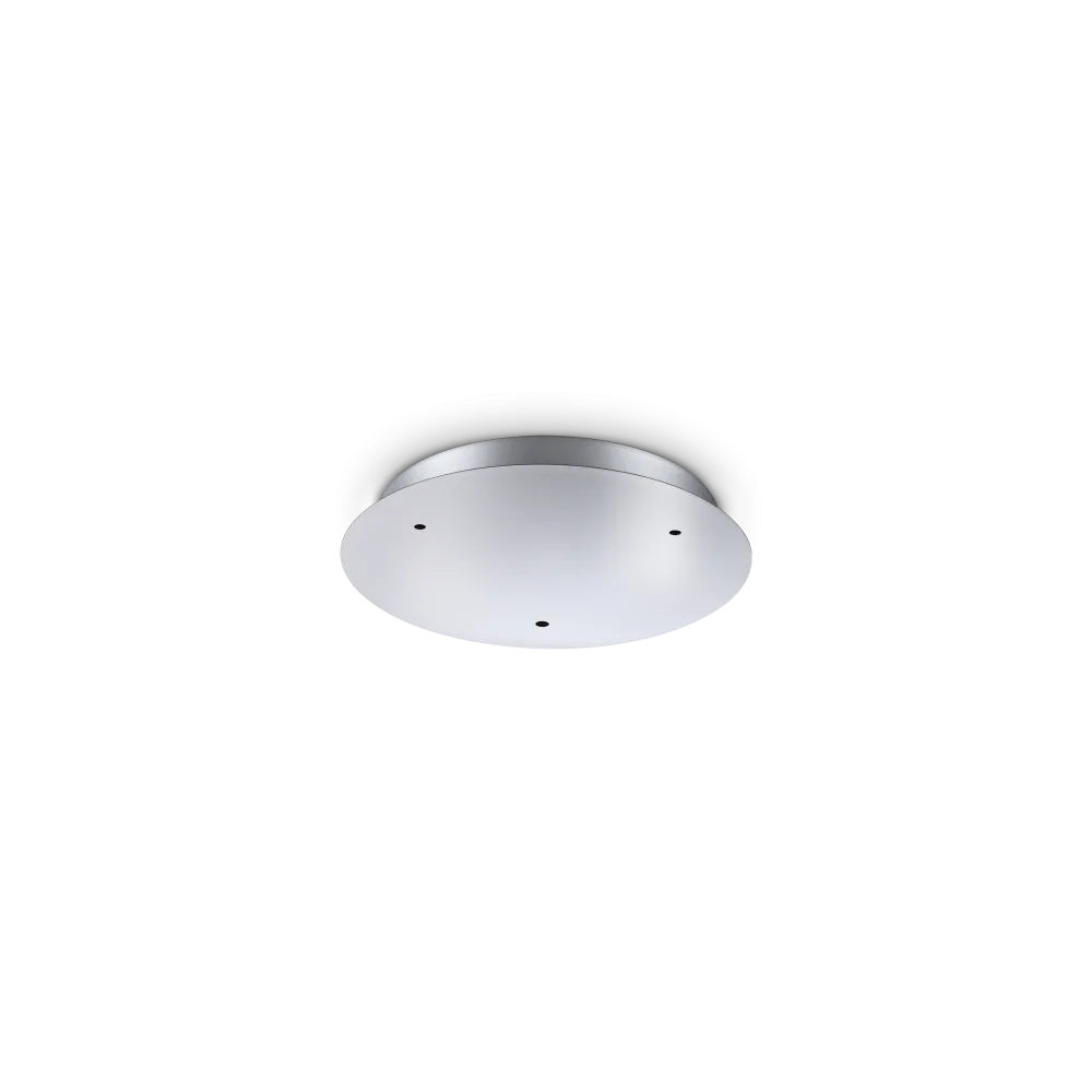 Rosone 3 fori Ø30cm, Circolare, Metallo, Diamantlux