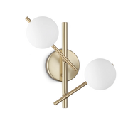 Applique Sfere in Vetro a Bracci Orientabili Atlas AP2
