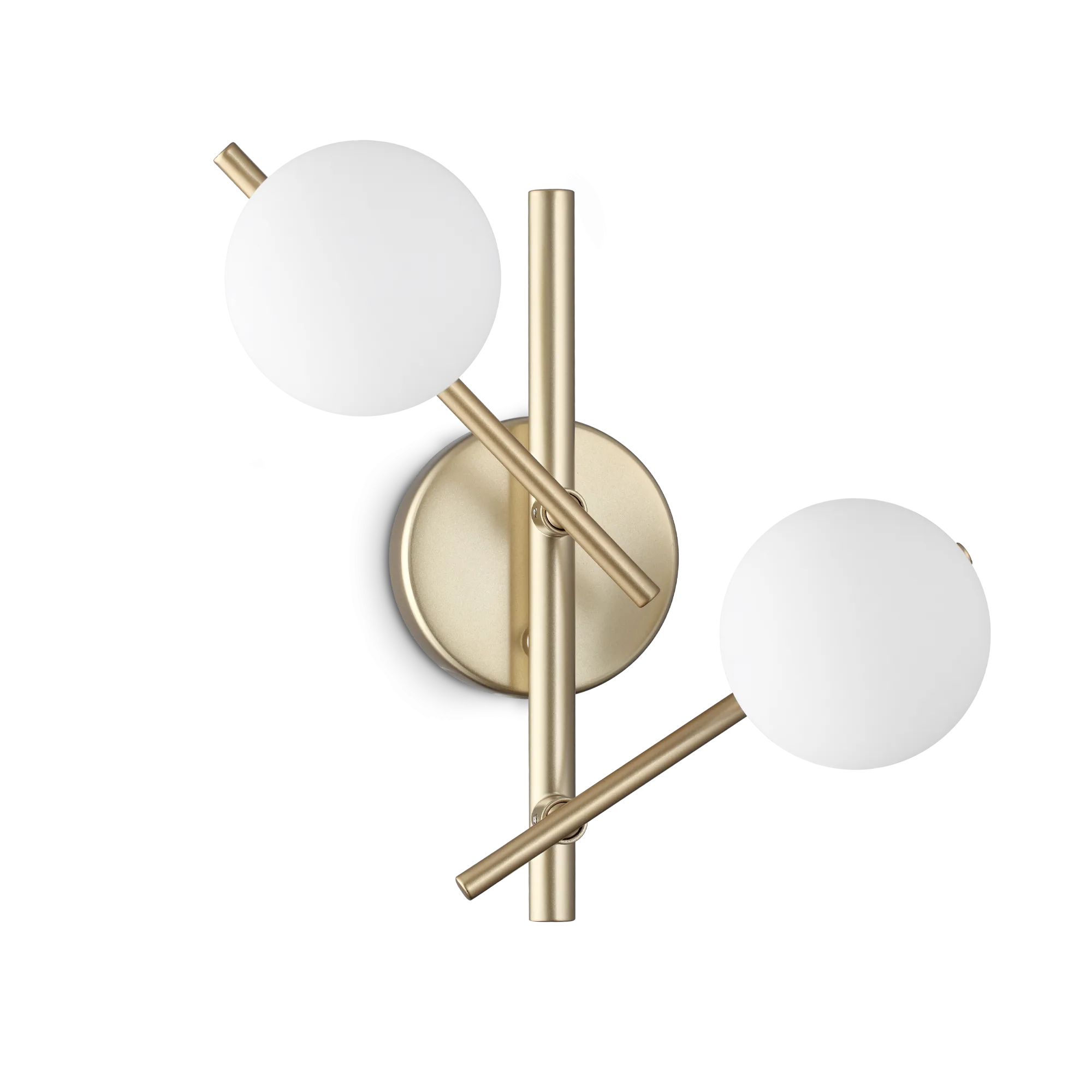 Applique Sfere in Vetro a Bracci Orientabili Atlas AP2