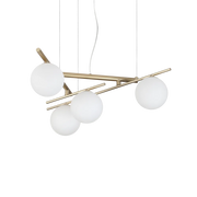 Lampadario Sfere in Vetro a Bracci Orientabili Atlas SP4