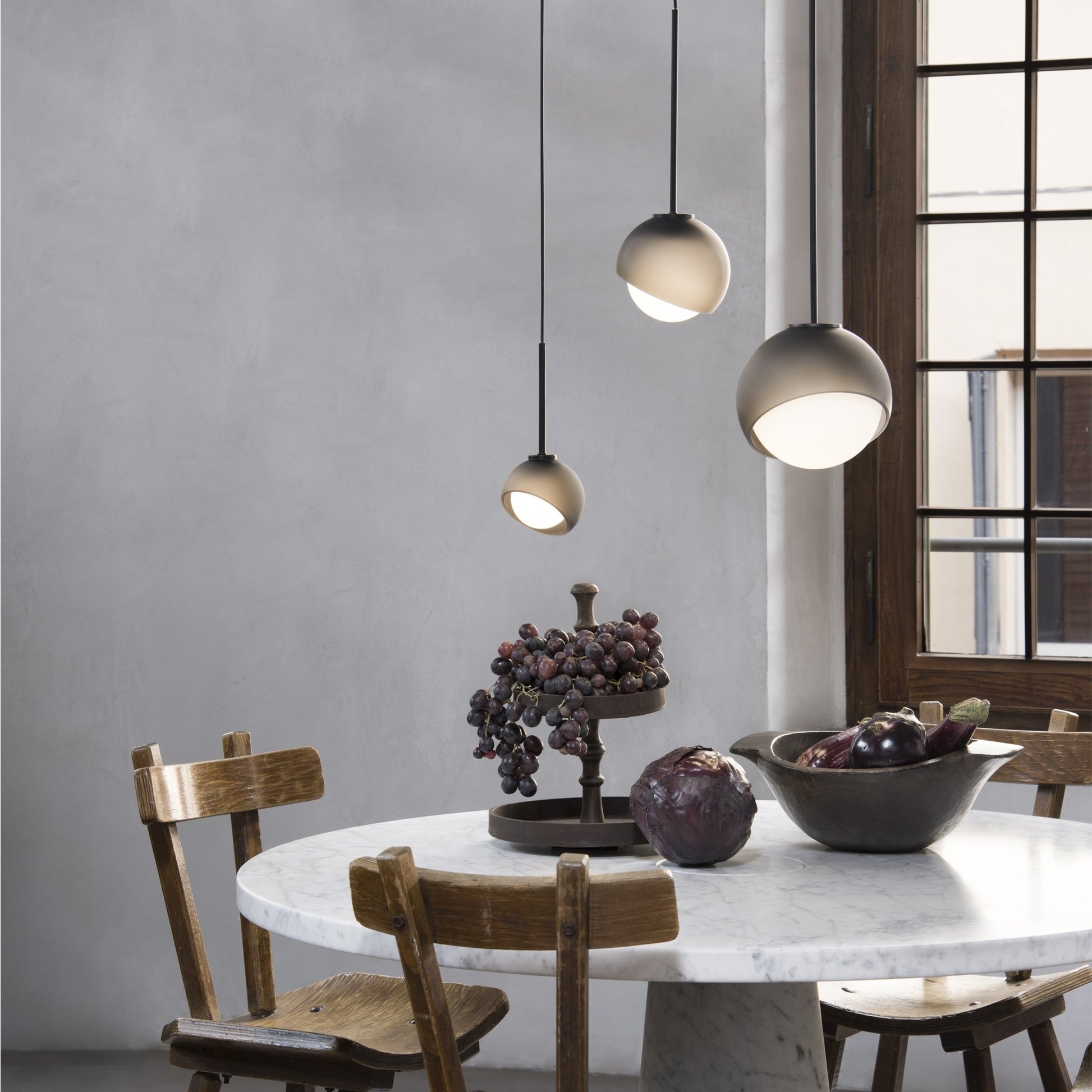 Lampada a Sospensione Sfera Vetro Moderna Bloom SP1 D30 Ideal Lux Ideal Lux